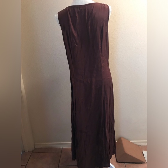 Brown slip dress - Picture 2 of 4